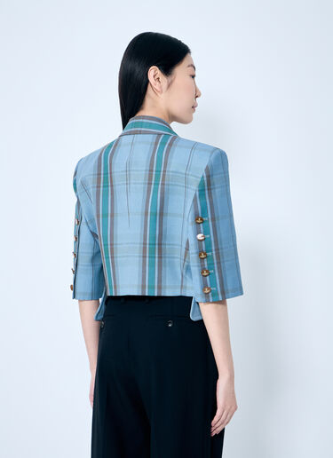 Vivienne Westwood Cut Off Blazer Blue vvw0259028