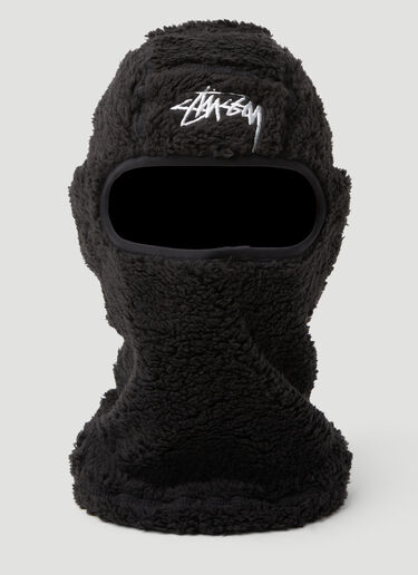 Stüssy 로고 자수 발라클라바 블랙 sts0151024