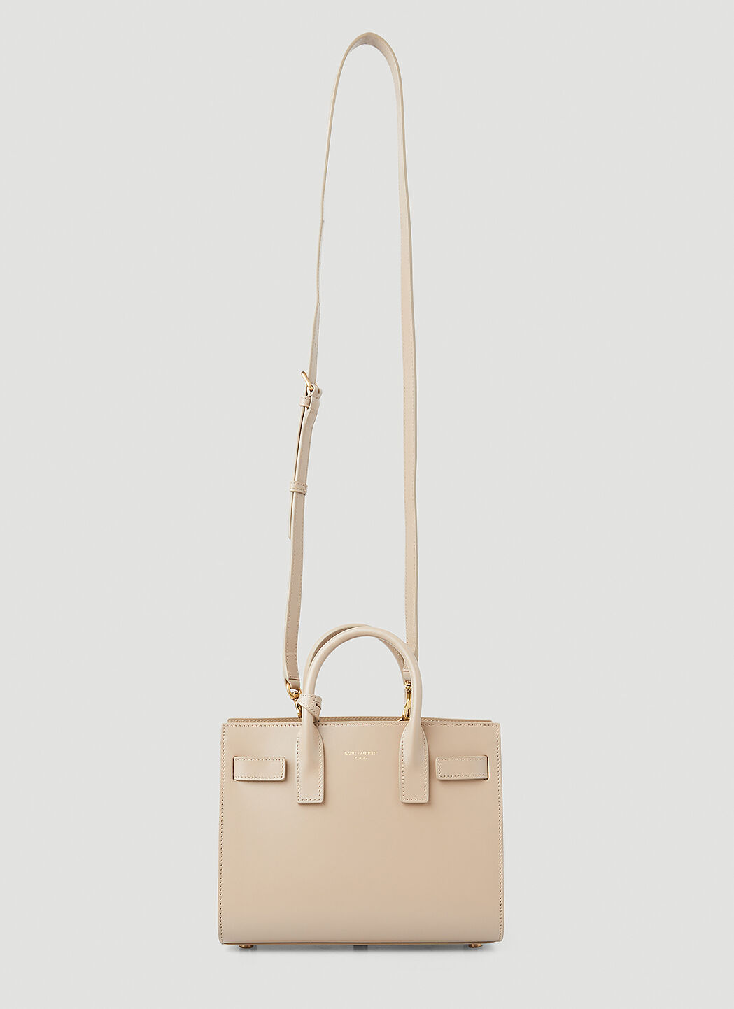 Saint Laurent Sac De Jour Nano Tote Bag in Beige LN CC