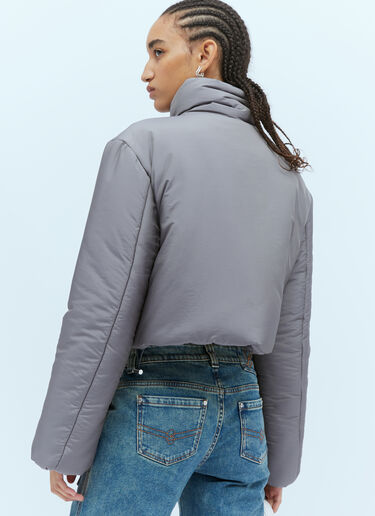 クロップド・カーゴ・ダウンジャケット Blumarine クロップド・カーゴ・ダウンジャケット パープル blm0253010