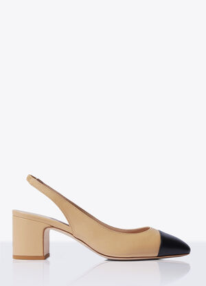 Scarosso Miranda Slingback Pumps Beige scr0258028