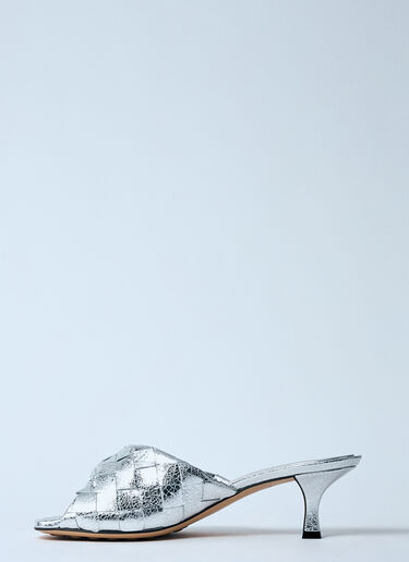 Bottega Veneta 블링크 힐 뮬 실버 bov0259016