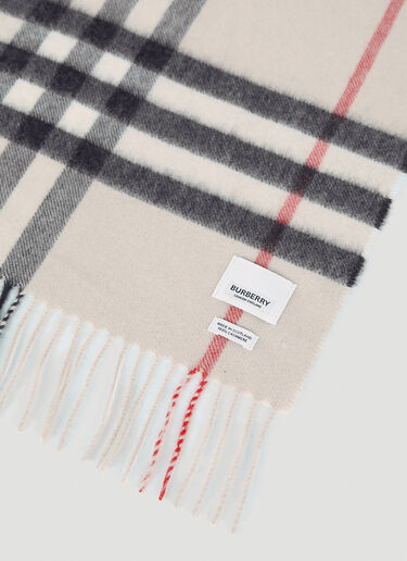 Giant Check Scarf Burberry Giant Check Scarf Beige bur0253043