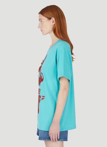 Gucci Cherry T-Shirt Blue guc0247086