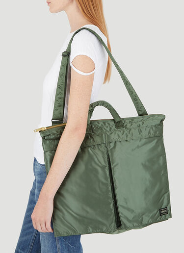 Tanker 2Way Helmet Tote Bag Porter-Yoshida & Co Tanker 2Way Helmet Tote Bag Green por0346007