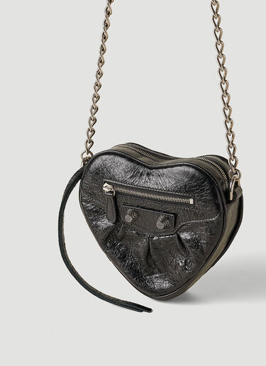 Balenciaga 카골 하트 숄더백 블랙 bal0251109