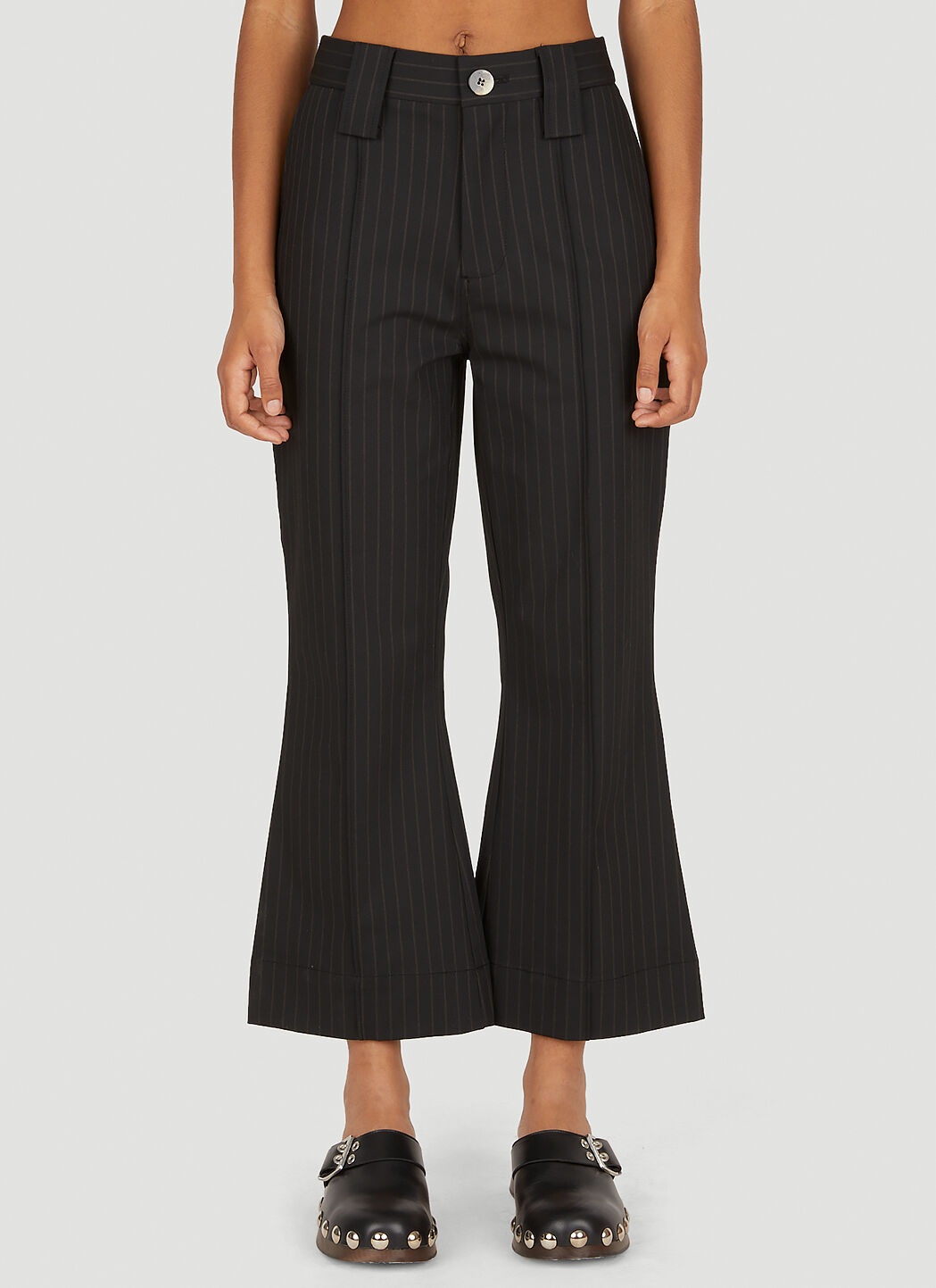 Pinstripe flare pants online