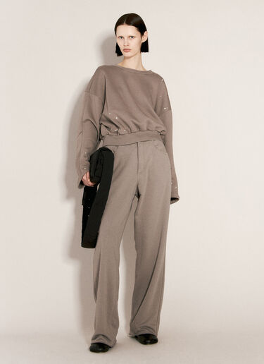 MM6 Maison Margiela Ubrushed Jersey Pants Grey mmm0255010