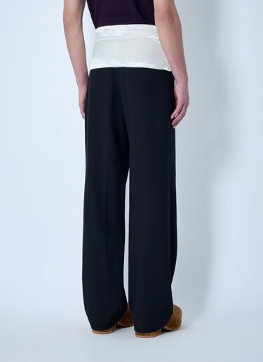 Drawstring Wide-Leg Trousers Dries Van Noten Drawstring Wide-Leg Trousers Black dvn0163016