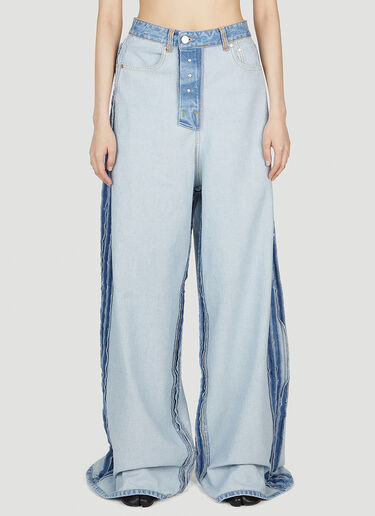 VETEMENTS Inside Out Jeans Light Blue vet0251008