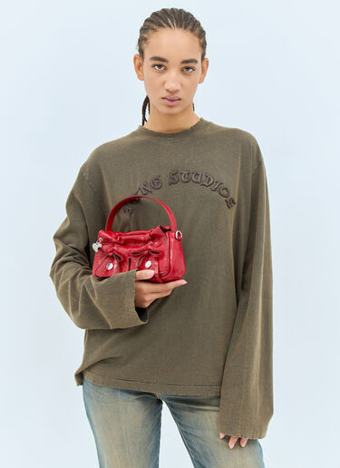 Acne Studios 袖珍多口袋单肩包 红色 acn0258029