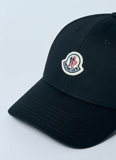 Moncler Logo Motif Baseball Cap Black mon0260022