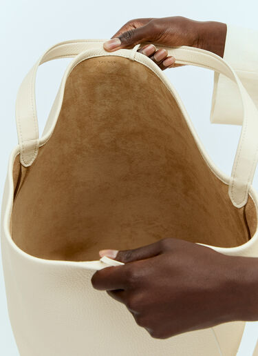 The Row Large N/S Park Tote Bag Cream row0256058