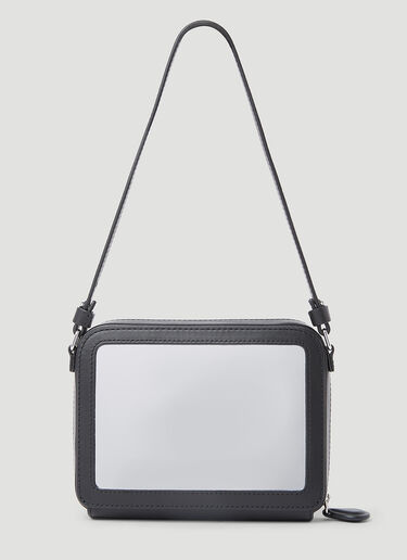 Courrèges 클라우드 가죽 숄더백 블랙 cou0253031