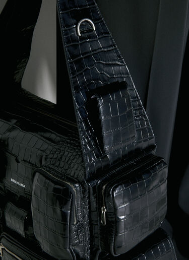 Balenciaga Superbusy Large Sling Bag Black bal0155056