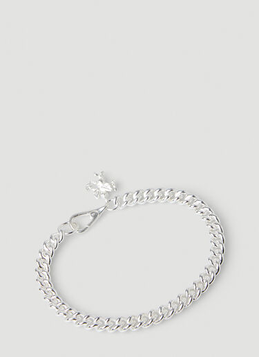 Georgia Kemball Cupid Curb Bracelet Silver gkb0248006