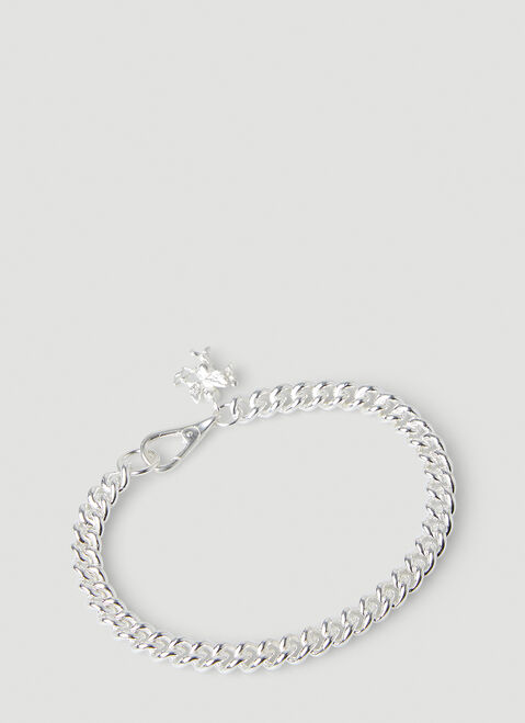 Georgia Kemball Cupid Curb Bracelet Silver gkb0248009