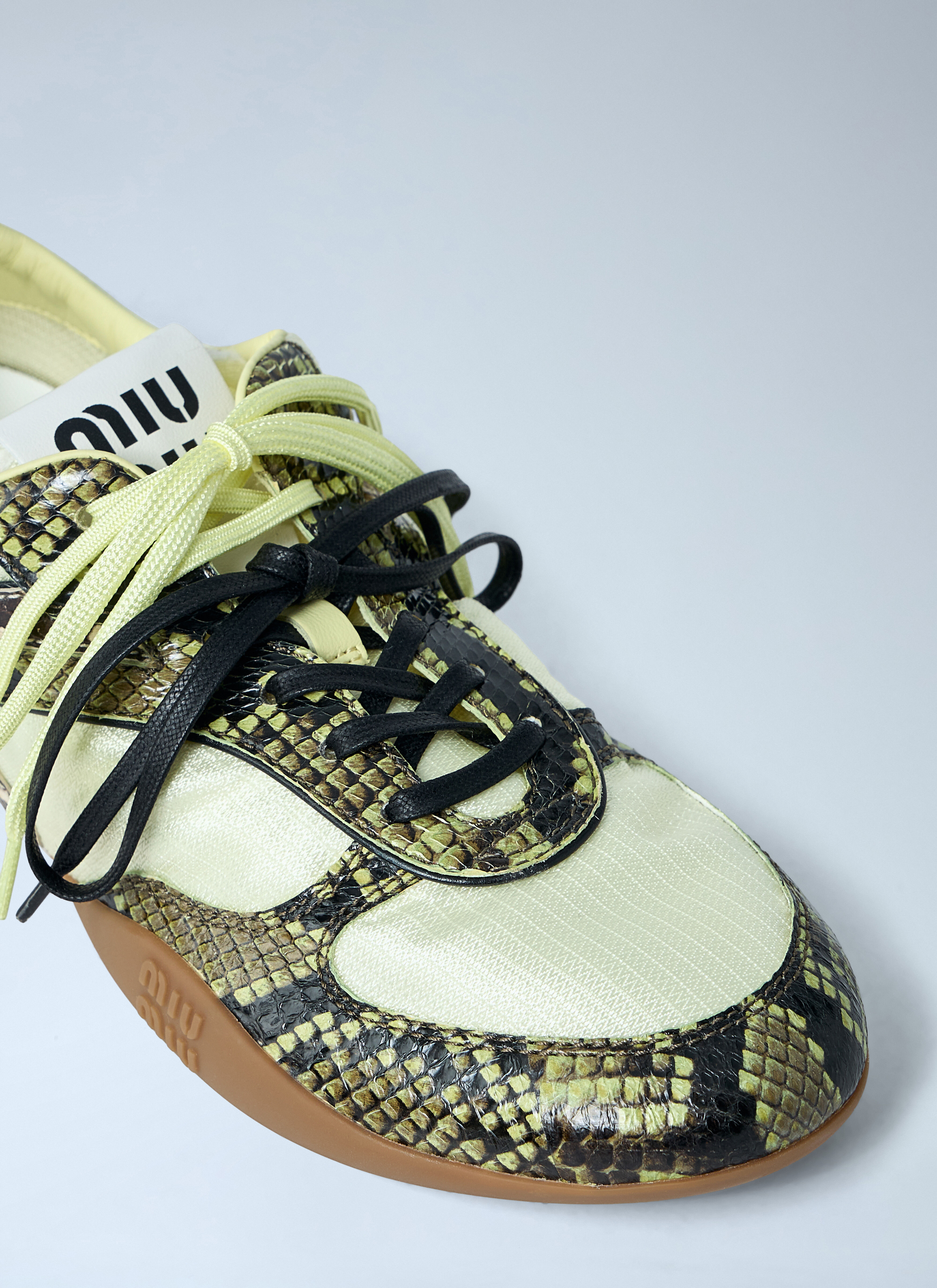 Miu Miu Women's' Gymnasium Sneakers in Yellow | LN-CC®