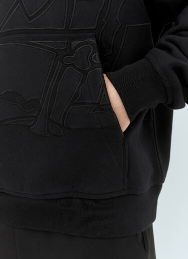 Burberry EKD Hooded Sweatshirt Black bur0158006