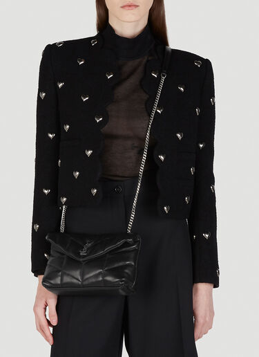 Saint Laurent Toy Puffer 斜挎包 黑 sla0247126