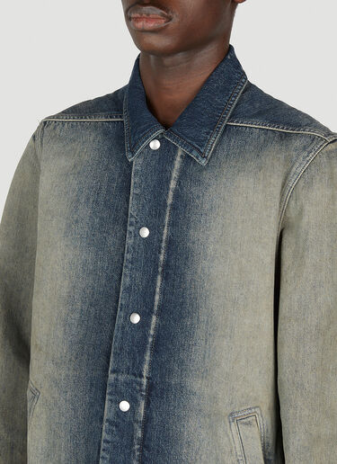 Rick Owens DRKSHDW Faded Denim Jacket Navy drk0152003