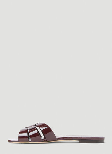 Saint Laurent Nu Pieds Sandals Burgundy sla0253073