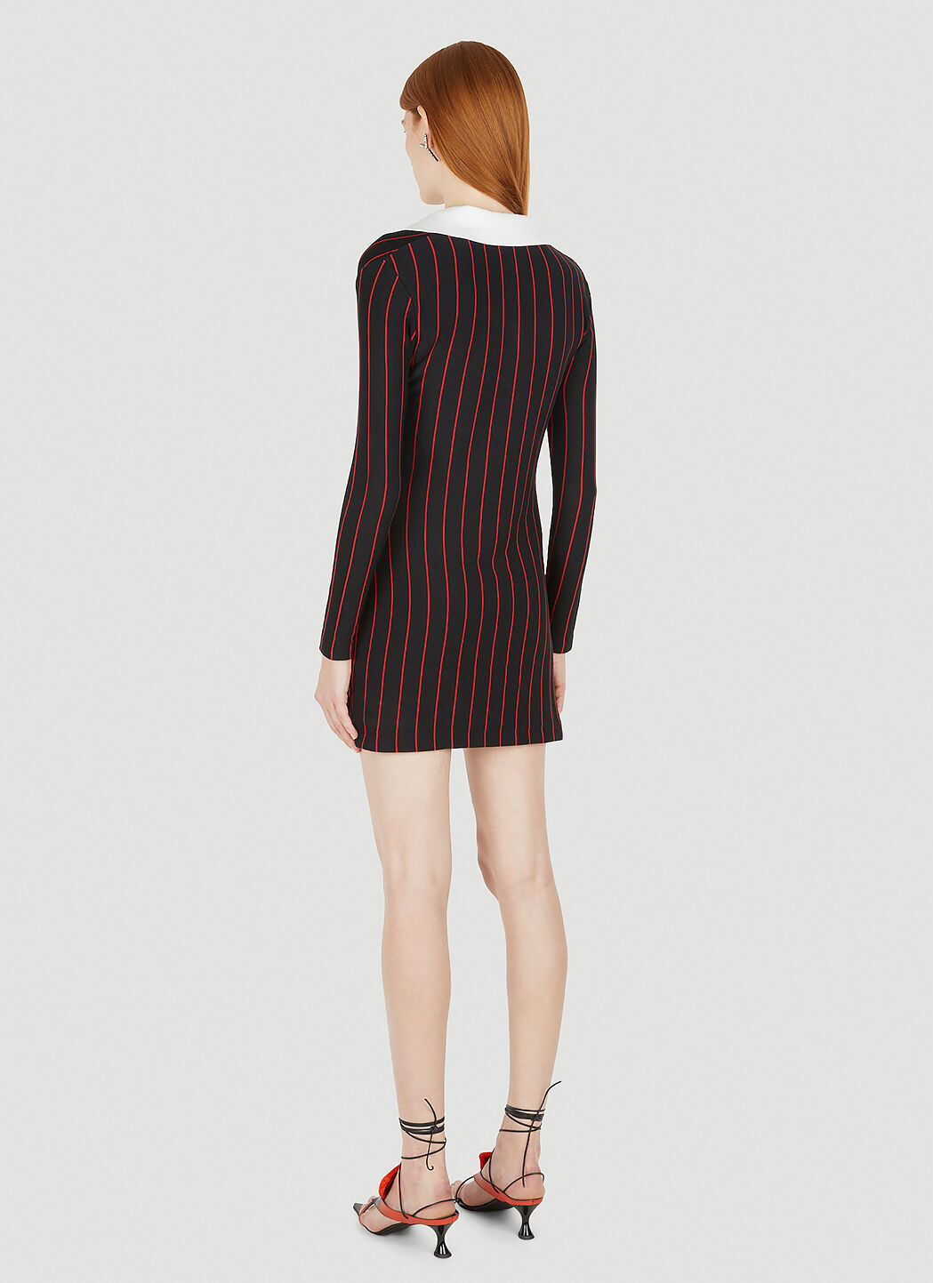 Y Project x FILA Women s Striped Polo Dress in Black LN CC