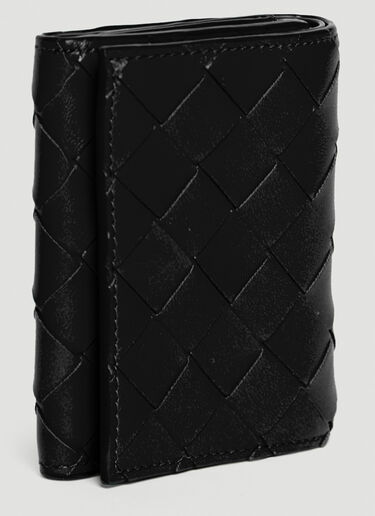 Bottega Veneta Small Tri-Fold Wallet Black bov0245076