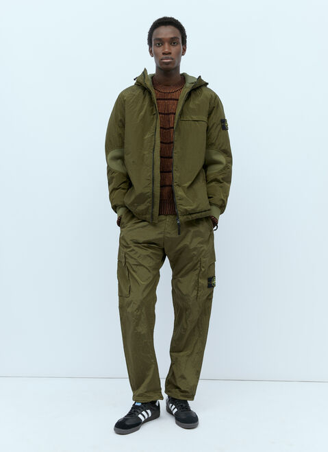 Stone Island Regenerated Nylon Jacket Green sto0154003