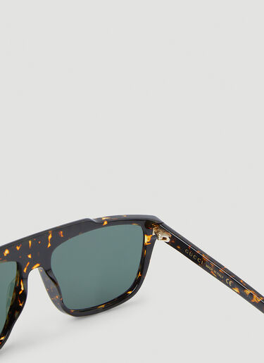 Gucci Navigator Square Sunglasses Brown guc0145164