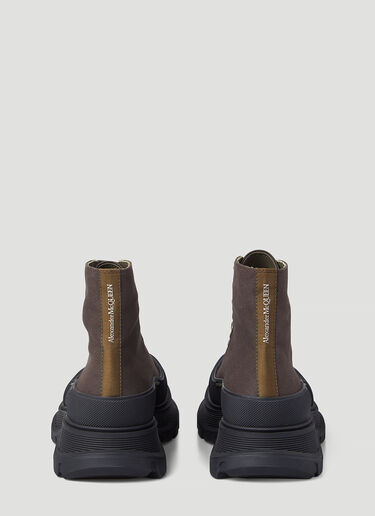 Alexander McQueen Tread Slick Boots Brown amq0146030