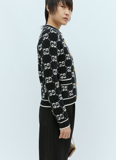 GG ウールブークレジャカード カーディガン Gucci GG ウールブークレジャカード カーディガン ブラック guc0255023