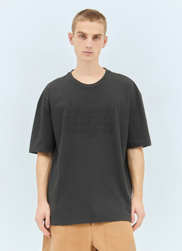 Maison Margiela Embroidered Logo T-Shirt Black mla0158003