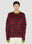 Brain Dead Striped Sweater Brown bra0353005