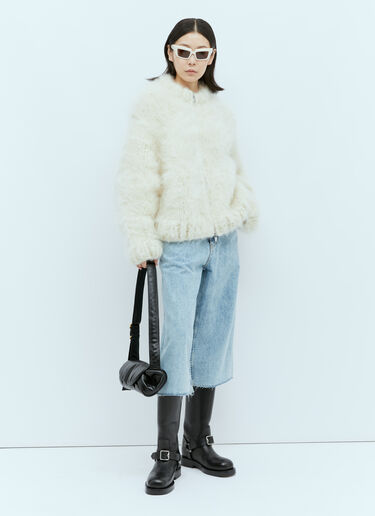 Jil Sander 스몰 카놀로 패딩 숄더팩 블랙 jil0255033