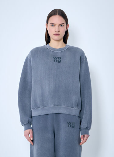 Alexander Wang Essential Classic Sweatshirt Grey awg0259023