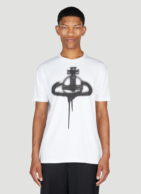 Vivienne Westwood Spray Orb T-Shirt Cream vvw0154007