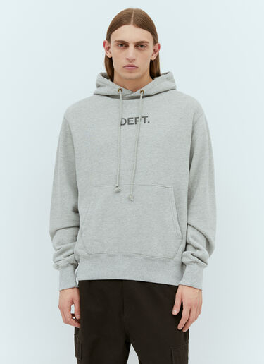 Dept Logo Hooded Sweatshirt Gallery Dept. Dept Logo Hooded Sweatshirt Grey gdp0152018