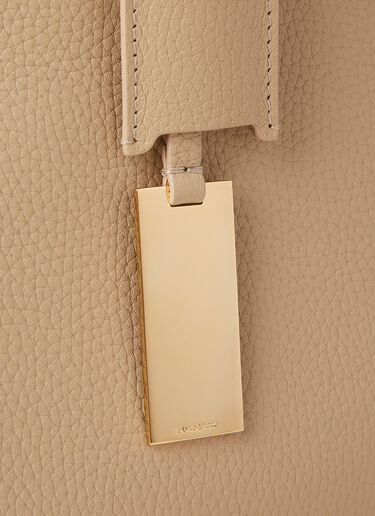 Frances Mini Tote Bag Burberry Frances Mini Tote Bag Beige bur0251056