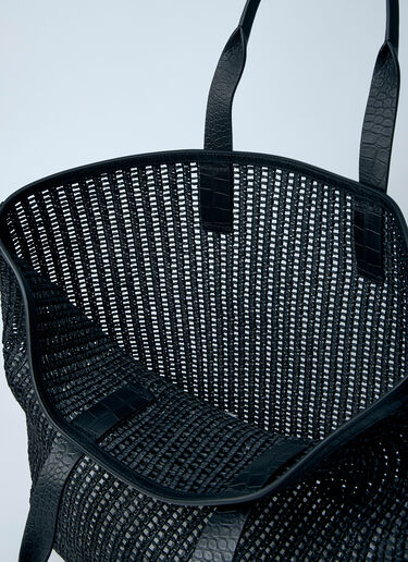 Dolce & Gabbana Woven Mesh Tote Bag Black dol0160009