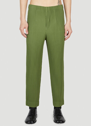 Homme Plissé Issey Miyake 锥形裤 绿色 hmp0152018