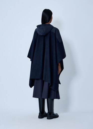 Hooded Cape Moncler Hooded Cape Black mon0263036