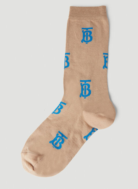 Gucci TB Logo Socks Black guc0251145