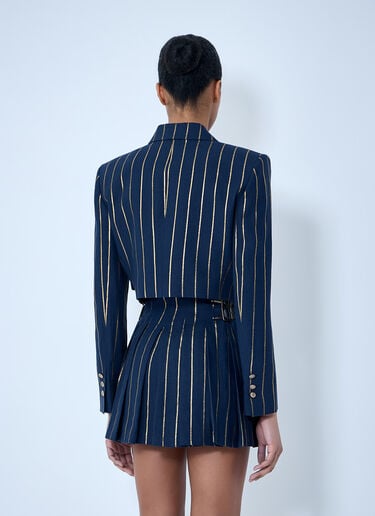 Vivienne Westwood Cut-Off Blazer Navy vvw0264002