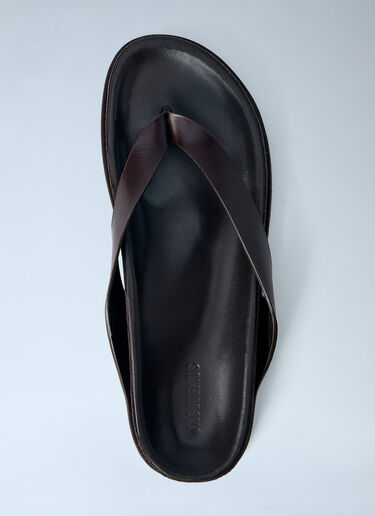 Jacquemus Les Tatanes Sandals Brown jac0164030