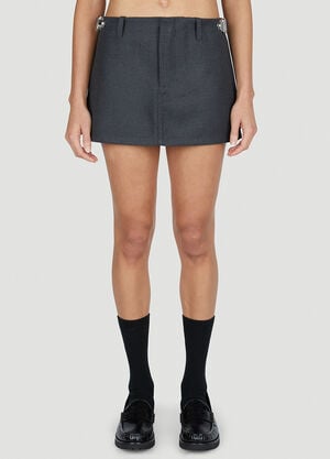 Marc Jacobs Push Lock Mini Skirt Black mcj0258004