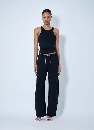 Alexander Wang Elasticated Waist Drawstring Trousers Black awg0264005