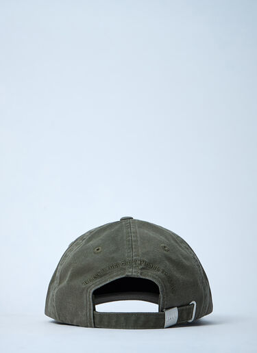 GANNI Logo Motif Baseball Cap Dark Grey gan0261042