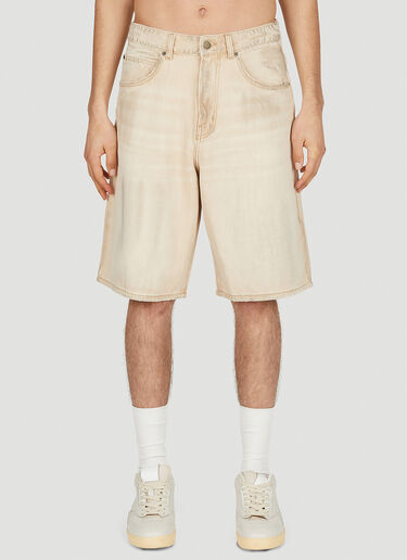 Guess USA Vintage Denim Shorts Beige gue0152015