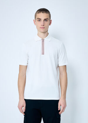 Prada Half-Zip Polo Shirt Green pra0160002